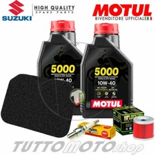 KIT TAGLIANDO SUZUKI BURGMAN 400 2003 2004 2005 2006 OLIO MOTUL FILTRI CANDELA