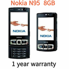 Telefono cellulare sbloccato originale Nokia N95 8 GB 3G 5MP Wifi GPS 2,8"" schermo GSM
