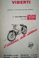 MOTO VIBERTI VIVI' -VECCHIA PUBBLICITA'-ADVERT-ADVERTIS