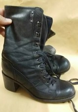 stivali stivaletti vera pelle oxs misura 38 , colore grigio scuro