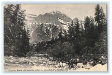 c1910 Canon North Canmore Alberta, Canadian Pacific Railway cartolina estera