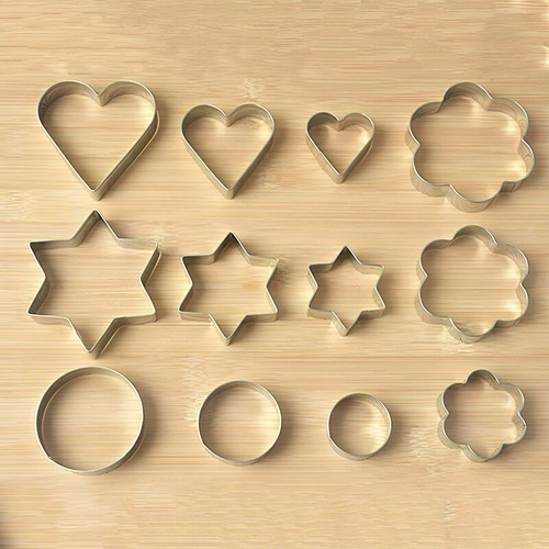 Set tagliabiscotti acciaio - set,
