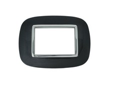 Placca Oval 503 3M Moduli Nero