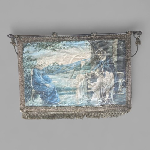 Stendardo con sacra famiglia - stendardo,