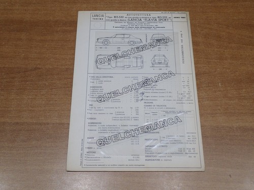 Lancia tipo 815 532 - lancia, flavia