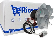 Estrattore Aspiratore Fumi Stufe Pellet ECOFIT 2RECA3 Ventola 25mm con Encoder