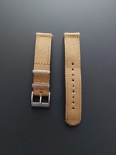 Cinturino tessuto verde militare sgancio rapirdo anse 19mm chiusura ardiglione