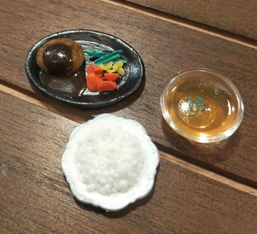 Cibo miniatura piatto per - cibo, in