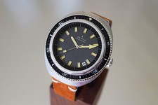 Watch Vintage Zenith A3637 diver 1000m Black