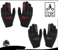 Guanti Moto  estivi  Osone GAN003  Nero  Omologati CE