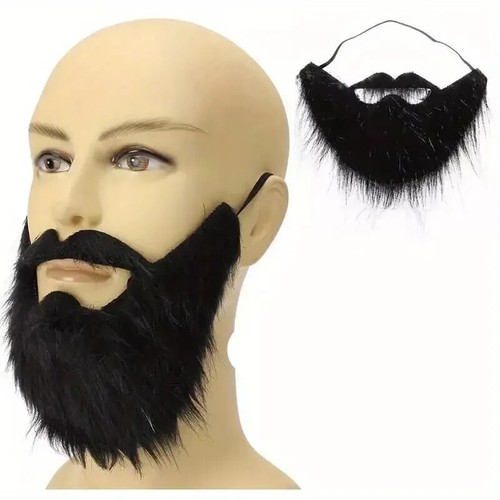 Barba nera finta ideale - finta, per