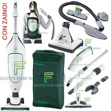 VORWERK FOLLETTO VK200 NUOVO EXPO PULILAVA SP600S PICCHIO PB440 ZAINO ACCESSORI
