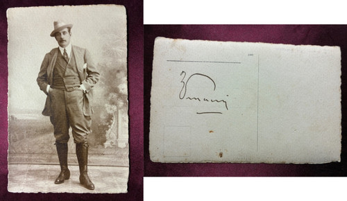 Autografo giacomo puccini - autografo,
