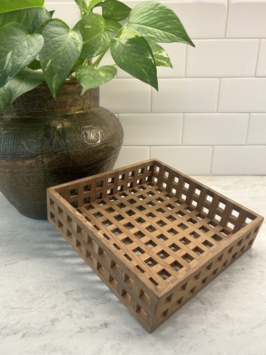 Vassoio quadrato teak - quadrato,