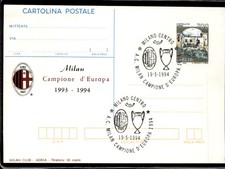 Cartolina Milan campione