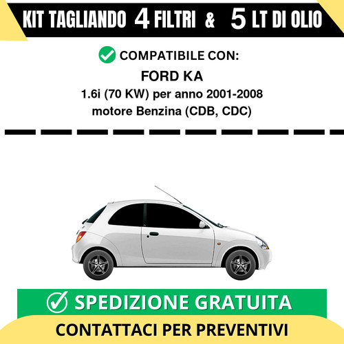 Tagliando per ford - 1.6i, 70