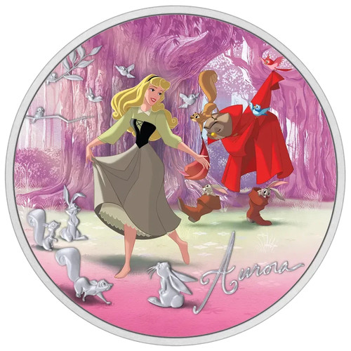 Moneta argento disney bella - moneta, disney™