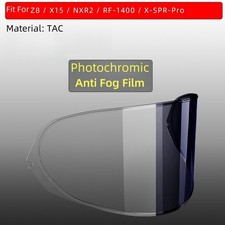 Pellicola antiappannamento fotocromatica Pinlock per SHOEI Z8 X15 RF1400 NXR2 CWR-F2 X-SPR Pro