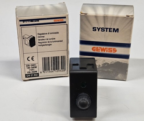 Gewiss system black gw21802 - gewiss,