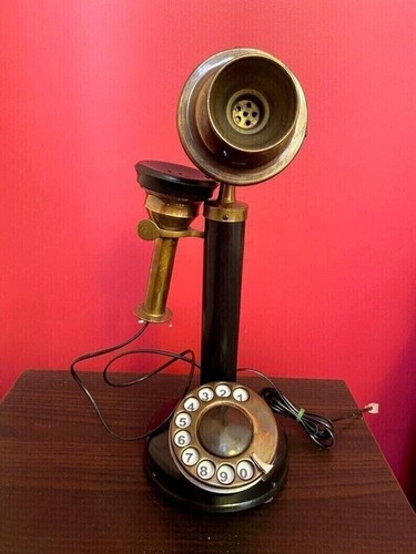 Antico telefono candela - telefono, a