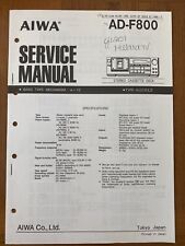 AIWA AD-F800 CASSETTA MANUALE