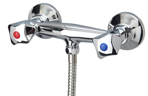 Doccia cromo miscelatore bagno - cromo,