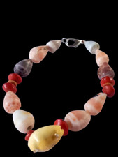 Bracciale donna fatto a mano gioielli alla moda semi conchiglia curativi a...