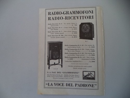 Advertising pubblicità 1933 - advertising,