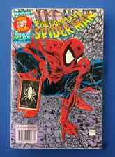 Spider-Man #1 completo con toppa omaggio. Marvel Comics 1990 Ed. Regno Unito "Rarità"