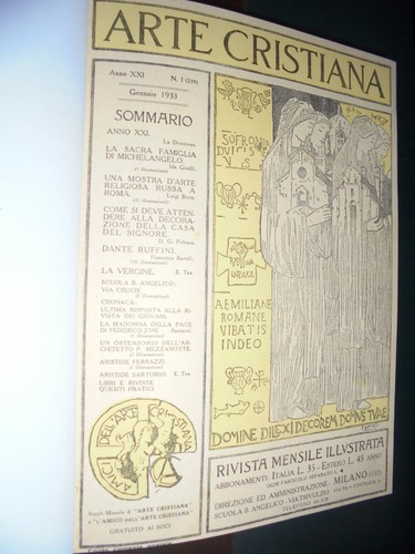 Arte cristiana rivista mensile - rivista,