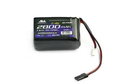 Arrowmax lipo 2800 - mah, rx
