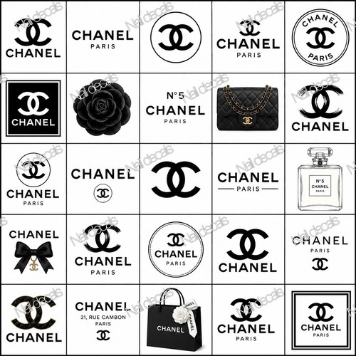 Chanel decalcomanie unghie - decalcomanie,