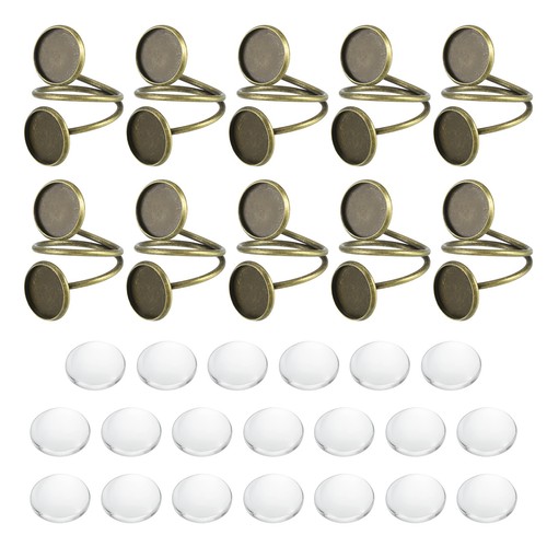 10pcs 12mm ring base - ring, with