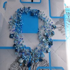 Collana lunga con filo di