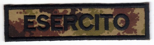 Patch esercito 12x3 su - cm,