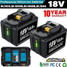 Per Makita 18V 12Ah 8Ah batteria display led BL1850 BL1830 BL1860B doppio caricatore