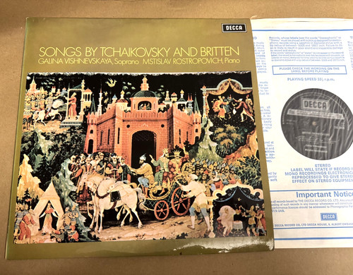 Sxl 6428 tchaikovsky britten - 6428,