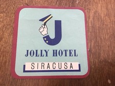 Etichetta per valigia vintage