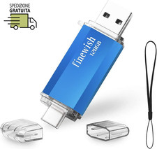Chiavetta USB Type C 128 GB, 2 in 1 OTG Penna 128 Giga USB C Pen Drive 128GB per