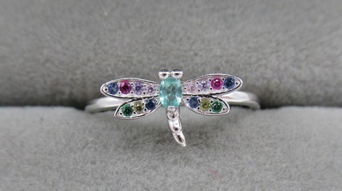 Anello aperto libellula - , in