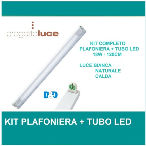 Kit neon led plafoniera - kit,