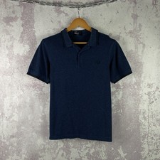 Polo Fred Perry vintage maglietta uomo lusso classica Y2K blu taglia L