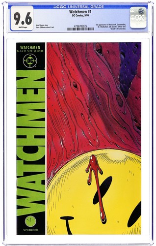 Watchmen cgc 6 1986 - watchmen, #1