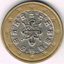 Moneta 1 euro Portogallo 2005