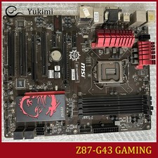 PER MSI Z87-G43 GAMING DDR3*4 socket 1150 32 GB HDMI VGA DVI ATX scheda madre test