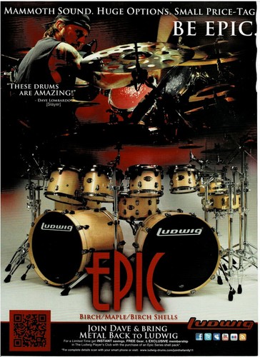 Ludwig drums epic - drums,