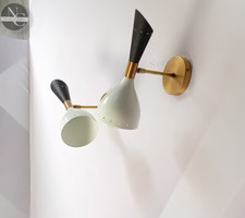 Lampadario da parete in ottone