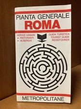 PIANTA GENERALE ROMA - VINCITORIO EDITORE - DA COLLEZIONE VINTAGE