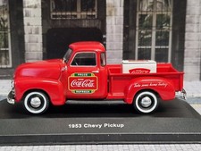MOTOR CITY CLASSIC 1/43 - CHEVROLET CHEVY PICK-UP - COCA-COLA WITH COOLER 1953