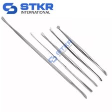 Penfield Dissectors n. 1,2,3,4,5,Neurochirurgia Colonna Vertebrale Set 5 pz